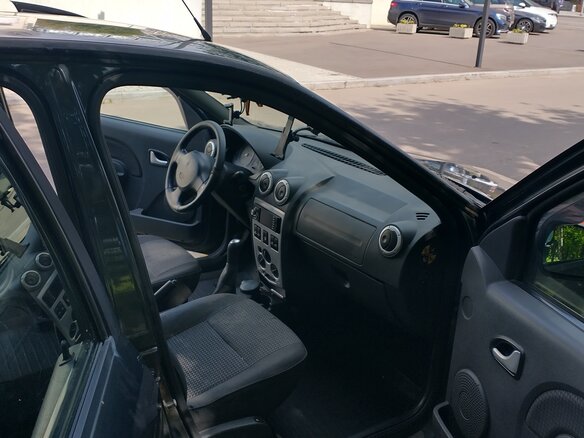 2008 Renault Logan I, чёрный - вид 12