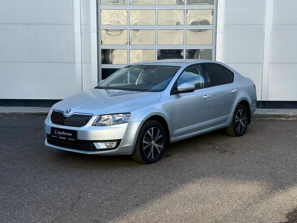 2015 Skoda Octavia III (A7), серебристый, 1374000 рублей