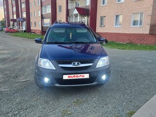 2017 Lada (ВАЗ) Largus Cross I, синий, 850000 рублей, вид 2