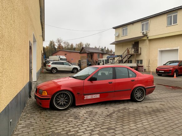 1995 BMW 3 серии 316i III (E36), красный - вид 10