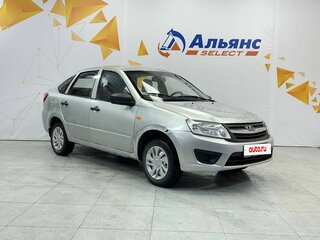 2014 Lada (ВАЗ) Granta I, серебристый, 295000 рублей, вид 3