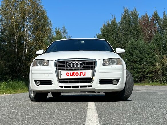 2007 Audi A3 II (8P) Рестайлинг 1, белый, 630000 рублей - вид 2