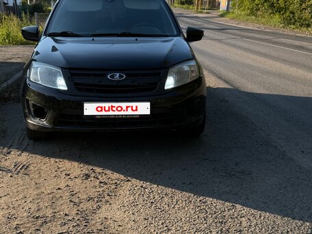 2015 Lada (ВАЗ) Granta Sport I, чёрный, 450000 рублей, вид 1