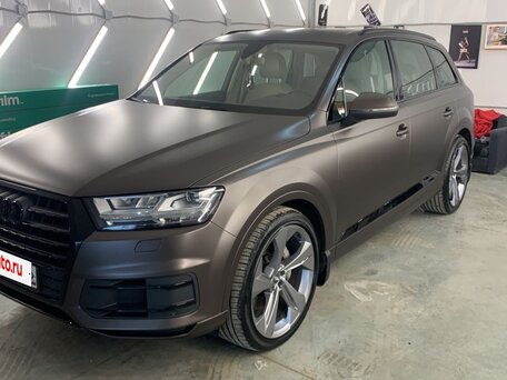2016 Audi Q7 II (4M), коричневый, 3500000 рублей, вид 2