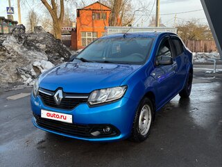 2015 Renault Logan II, голубой, 680000 рублей, вид 1