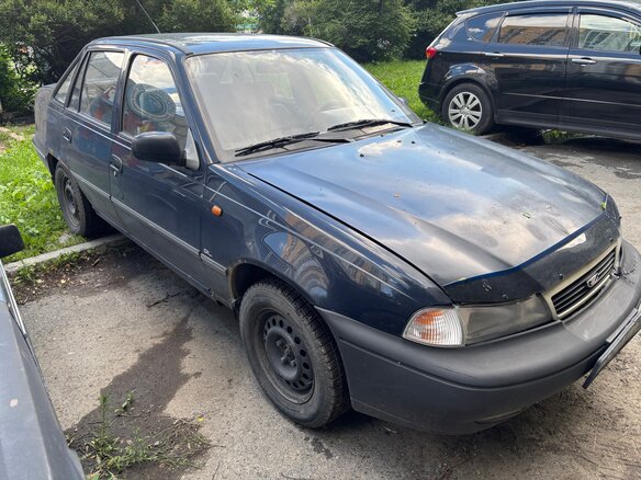 2007 Daewoo Nexia I, синий, 99000 рублей