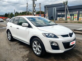 2010 Mazda CX-7 I Рестайлинг, белый, 690000 рублей, вид 4