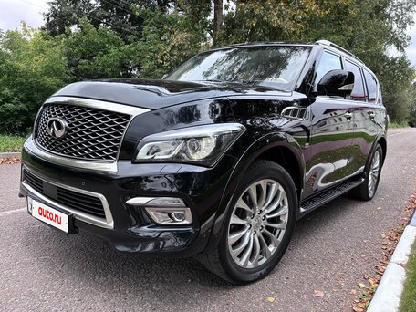2015 Infiniti QX80 I Рестайлинг, чёрный, 2690000 рублей, вид 2