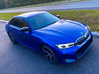 2022 BMW 3 серии M340d xDrive VII (G2x) Рестайлинг, синий, 7052000 рублей, вид 2
