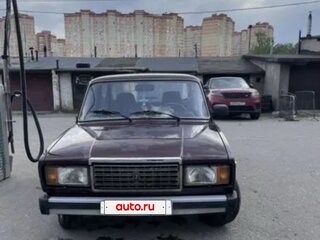 2008 Lada (ВАЗ) 2107, пурпурный, 150000 рублей, вид 2