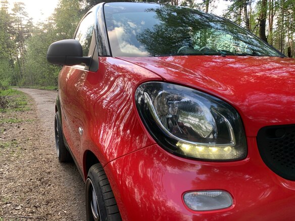 2017 Smart Fortwo III, красный, 1300000 рублей - вид 13