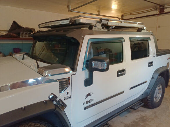 2008 Hummer H2 I Рестайлинг, белый, 4000000 рублей - вид 3