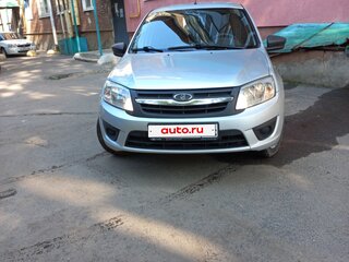 2017 Lada (ВАЗ) Granta I, серебристый, 465000 рублей, вид 2