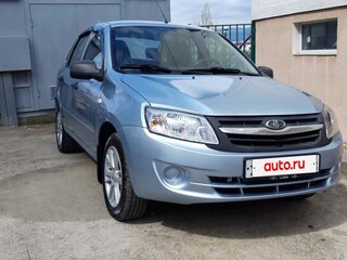 2014 Lada (ВАЗ) Granta I, голубой, 600000 рублей, вид 2