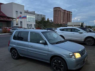 2001 Mazda Demio I (DW), голубой, 250000 рублей, вид 1