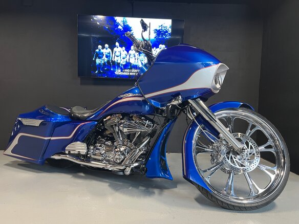 2007 Harley-Davidson Road Glide, синий, 1750000 рублей