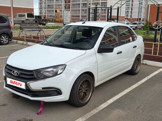 2019 Lada (ВАЗ) Granta I Рестайлинг, белый, 600000 рублей, вид 1