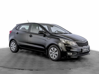 2017 Kia Rio III Рестайлинг, чёрный, 1370000 рублей, вид 3