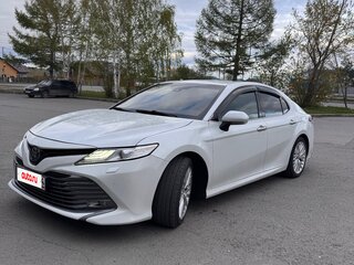 2018 Toyota Camry VIII (XV70), белый, 2500000 рублей, вид 5
