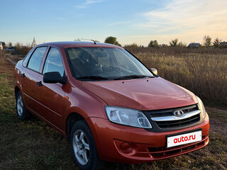 2013 Lada (ВАЗ) Granta I, оранжевый, 520000 рублей, вид 2