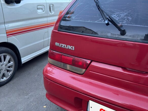 2002 Suzuki Swift II Рестайлинг, красный, 165000 рублей - вид 8