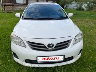 2013 Toyota Corolla X (E140, E150) Рестайлинг, белый, 1300000 рублей, вид 1