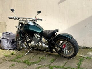 1996 Yamaha XVS400 Drag Star, зелёный, 400000 рублей, вид 1