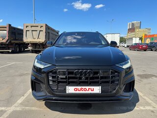 2021 Audi Q8 50 TDI I (4M), чёрный, 8600000 рублей, вид 2