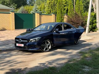 2017 Mercedes-Benz CLA 200 I (C117, X117) Рестайлинг, синий, 2350000 рублей, вид 2