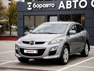 2010 Mazda CX-7 I Рестайлинг, серебристый, 999000 рублей, вид 1