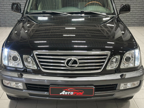2005 Lexus LX 470 II Рестайлинг, чёрный, 2707000 рублей - вид 3