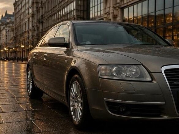 2007 Audi A6 III (C6), бежевый, 930999 рублей - вид 1
