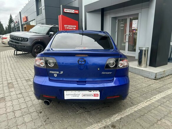 2007 Mazda 3 I (BK) Рестайлинг, синий - вид 16