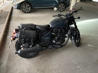 2026 Royal Enfield Shotgun, синий, 680000 рублей, вид 2
