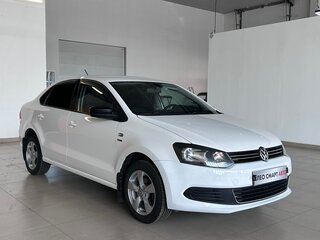 2013 Volkswagen Polo V, белый, 760000 рублей, вид 3