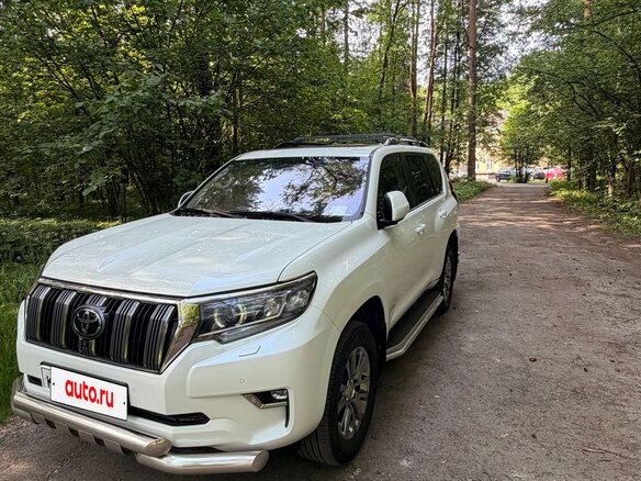 2020 Toyota Land Cruiser Prado 150 Series Рестайлинг 2, белый, 5999000 рублей - вид 1