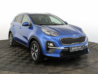2020 Kia Sportage IV Рестайлинг, синий, 2100000 рублей, вид 3