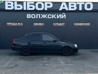 2008 Hyundai Accent ТагАЗ II, чёрный, 290000 рублей, вид 3