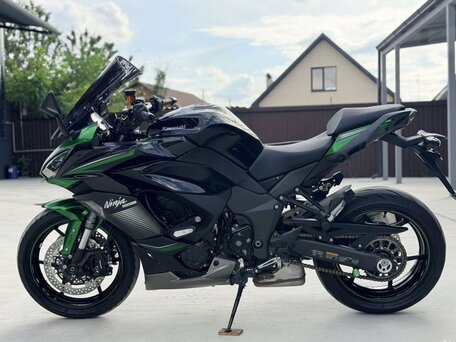 2023 Kawasaki Ninja 1000 SX, зелёный, 1280000 рублей, вид 4