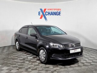 2014 Volkswagen Polo V, чёрный, 434000 рублей, вид 2