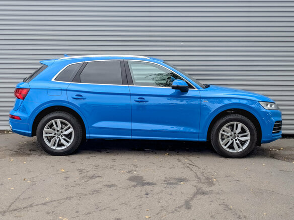 2019 Audi Q5 II (FY), синий - вид 3