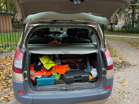 2006 Renault Scenic Grand II Рестайлинг, золотистый, 450000 рублей - вид 11