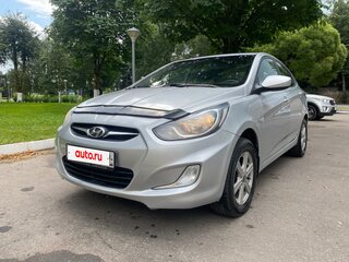 2012 Hyundai Solaris I, серебристый, 630000 рублей, вид 1