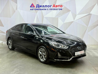 2019 Hyundai Sonata VII (LF) Рестайлинг, чёрный, 1670000 рублей, вид 3