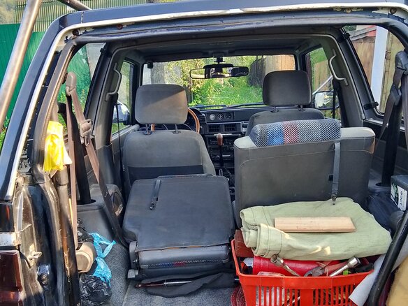 1992 Daihatsu Feroza, чёрный, 400000 рублей - вид 4