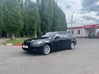 2003 BMW 5 серии 520i V (E60/E61), чёрный, 890000 рублей, вид 2