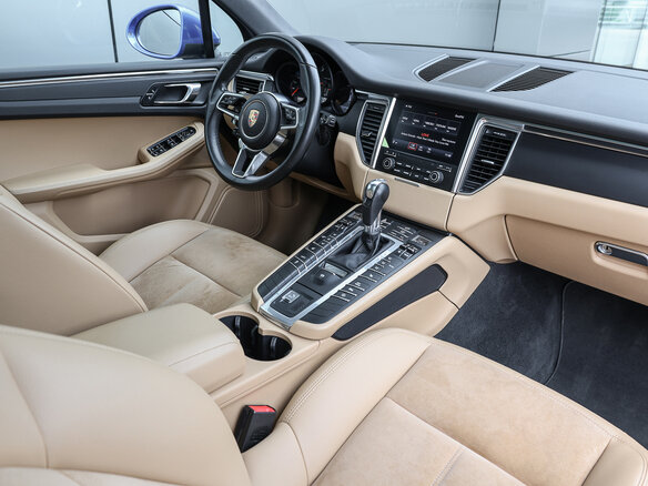 2018 Porsche Macan I Рестайлинг, голубой - вид 10
