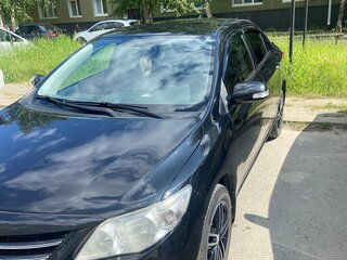 2012 Toyota Corolla X (E140, E150) Рестайлинг, чёрный, 1100000 рублей, вид 2