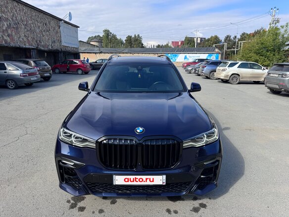 2019 BMW X7 40i I (G07), синий, 6500000 рублей