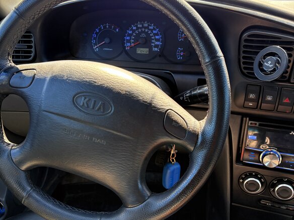 2008 Kia Spectra I Рестайлинг 2, синий - вид 7